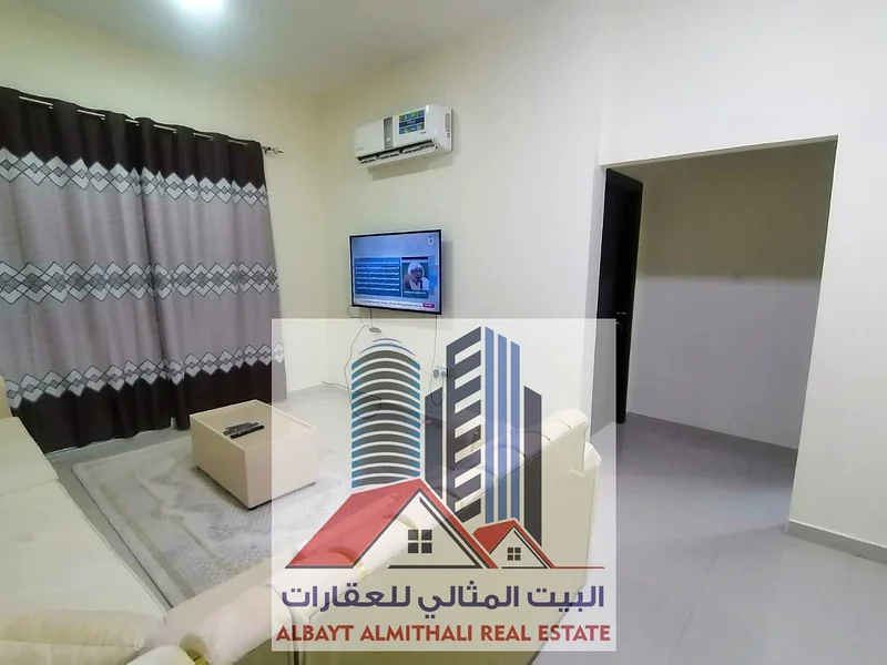 شقة من غرفة نوم واحدة رقم 206 *    منطقة الروضة 3، شارع الشيخ عمار    مفروشة، حمامان وشرفة    إيجار شهري، مبنى جديد63723652932227112