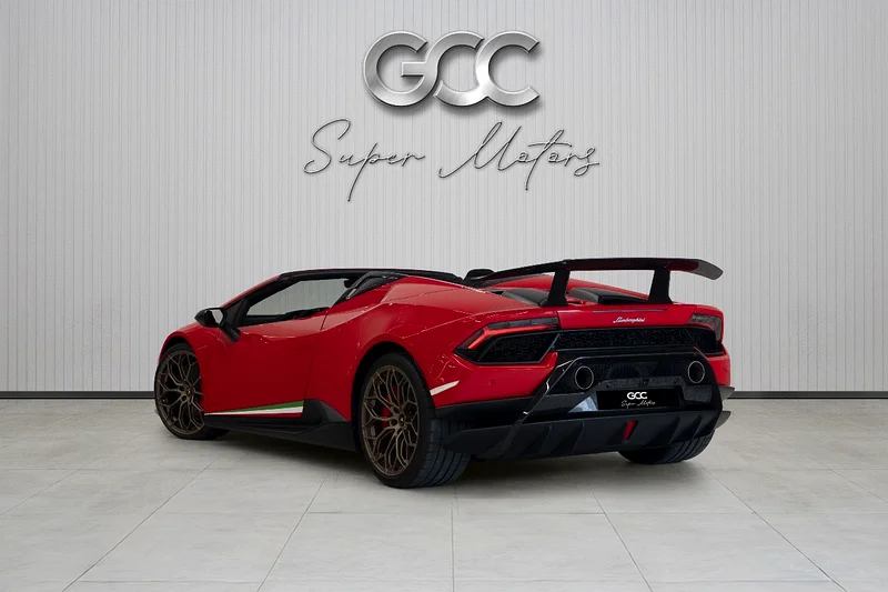 2019 LAMBORGHINI HURACAN PERFORMANTE SPYDER naturally aspirated 5.2-liter V10 engine 640 horsepower63613467497475111