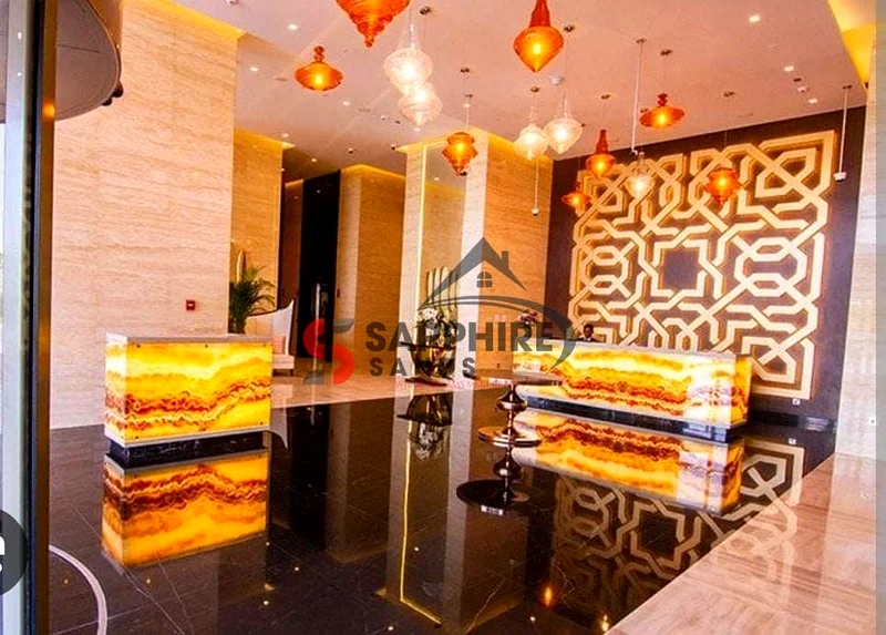 شقة فاخرة من غرفتي نوم | مؤثثة بالكامل | طابق عالي | شاغرة63784938675330111