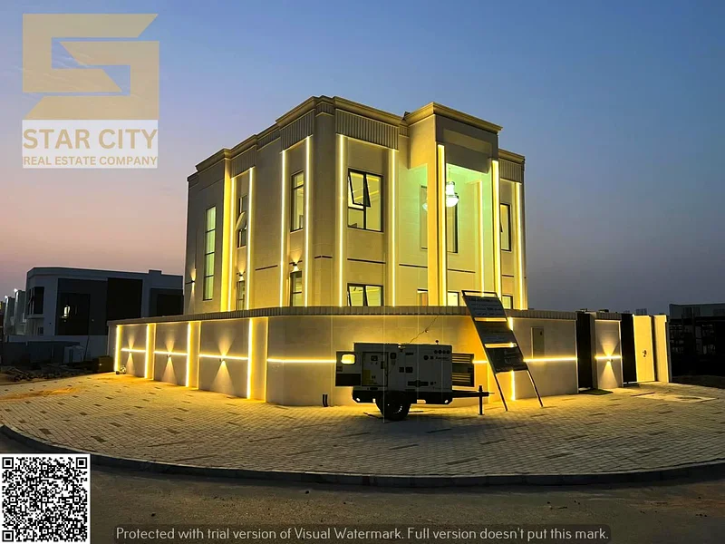 🏡 Classic Stone Villa for Sale – Corner Plot | Ajman – Al Helio 263908570459138110