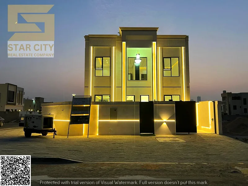 🏡 Classic Stone Villa for Sale – Corner Plot | Ajman – Al Helio 263908570459138111