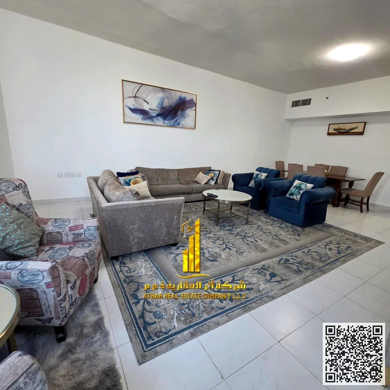 🏡 Luxury 3-Bedroom Apartment with Stunning Sea View – Falcon Towers, Ajman ✨  🔹 Experience upscale living in a spacious apartment with an amazing63838457487873113