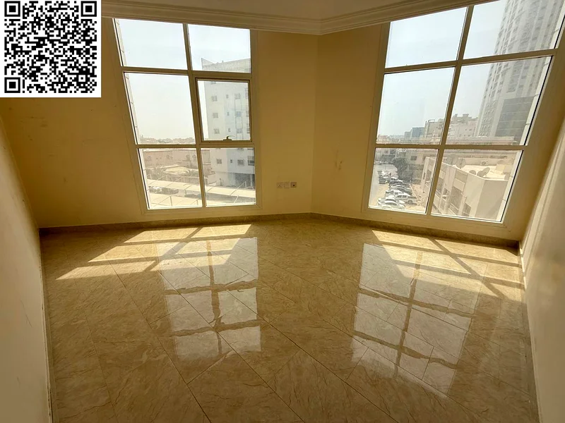 The most beautiful 3 rooms and a hall in Ajman, Al Rawda 2, with 3 bathrooms, a balcony with an open view, free parking, and a free month. A very spec63723653089923114