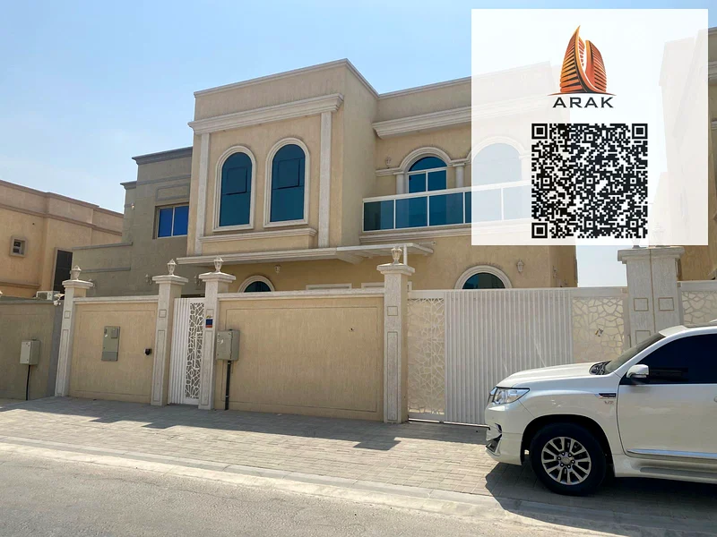 🏡 فيلا جديدة من طابقين للإيجار في عجمان – منطقة الظاهية 🏡 📍 الموقع: الظاهية، عجمان – وصول مباشر للطريق الإسفلتي ✨ ميزات الفيلا: ✅ سبا63710612783235110