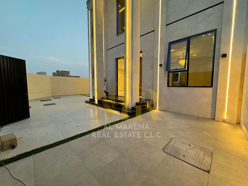 Own a classic corner villa in Al Helio 2 - Ajman | 3,014 feet | 4 master bedrooms + majlis + hall + kitchen + courtyard | All-inclusive price63907927021315112