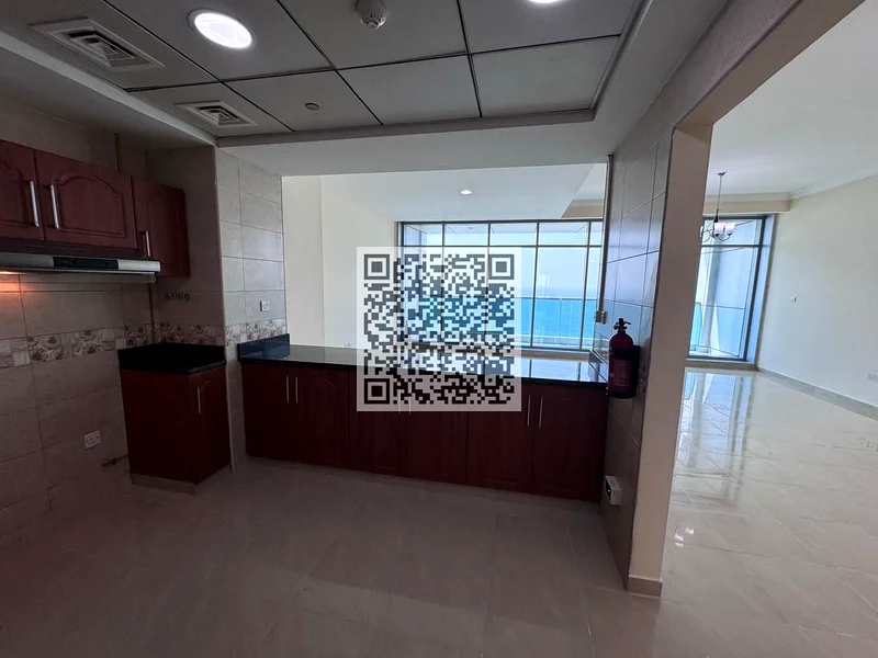 شقة فاخرة من غرفتي نوم بإطلالة على البحر والمدينة في مجمع عجمان كورنيش ريزيدنسي.63873841099267114