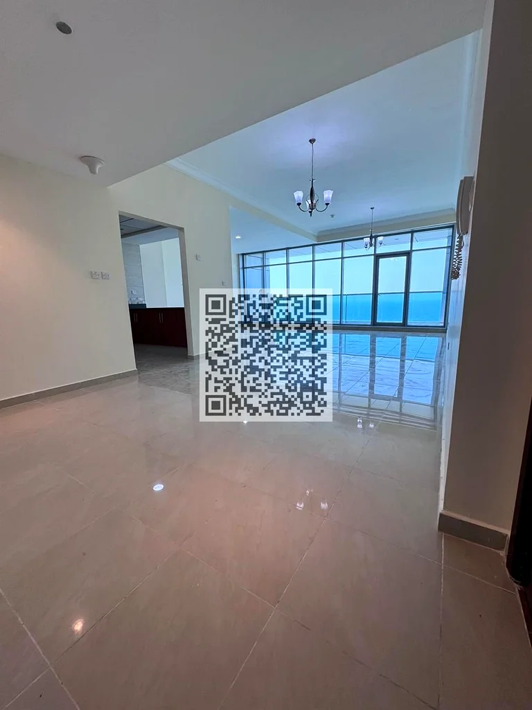 شقة فاخرة من غرفتي نوم بإطلالة على البحر والمدينة في مجمع عجمان كورنيش ريزيدنسي.63873841099267111