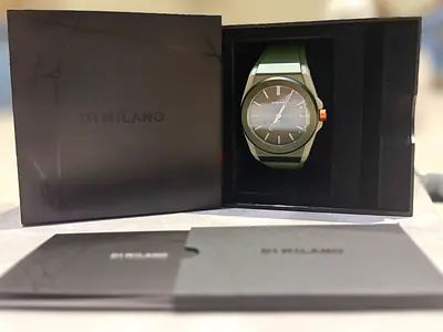 [D1 MILANO] Mens Watch [CARBONLITE] 40.5mm Sage