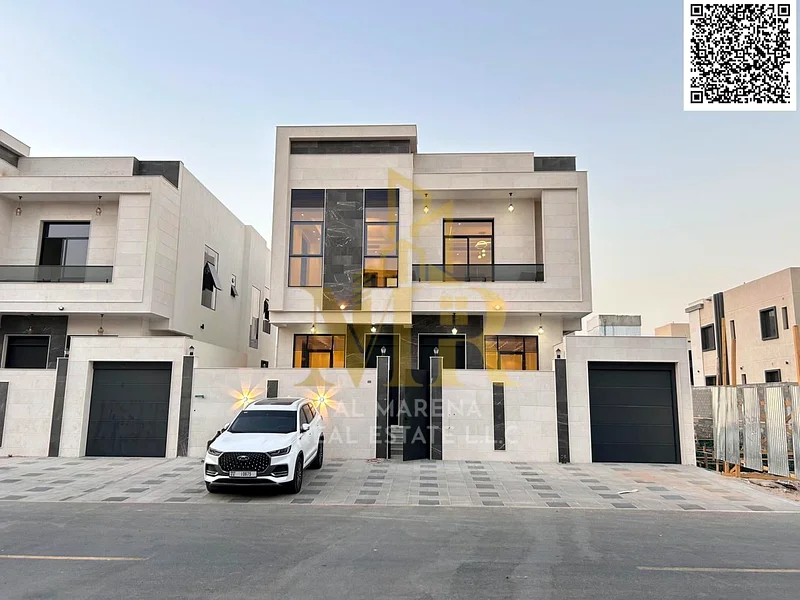 Luxury villa in Al Bahia - for sale - Ajman | 5 master bedrooms | Majlis and main hall | High-end finishes | Price includes air conditioning63883227428098111