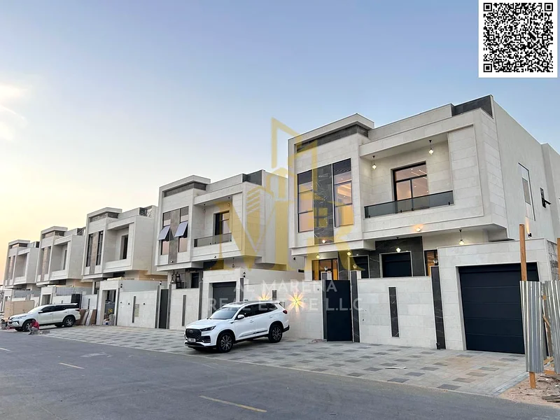 Luxury villa in Al Bahia - for sale - Ajman | 5 master bedrooms | Majlis and main hall | High-end finishes | Price includes air conditioning63883227428098112