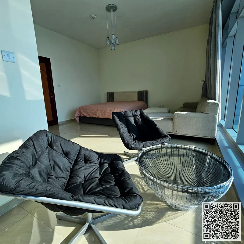 Sea view, Three-bedroom apartment (duplex) for monthly rent 🏡 in the Corniche Residence Towers, Ajman ✅ All bills included, with gym, pool, , parking63853241209347113