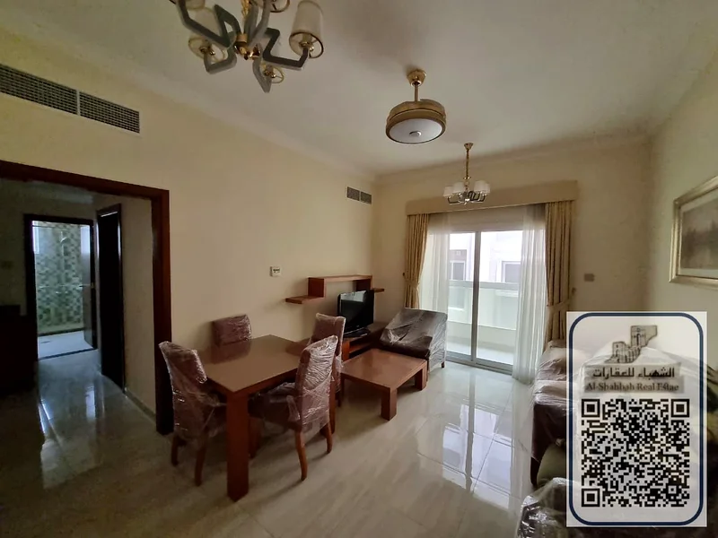 للإيجار في عجمان - الجرف شقة مفروشة للإيجار السنوي، غرفة وصالة63712151640962111