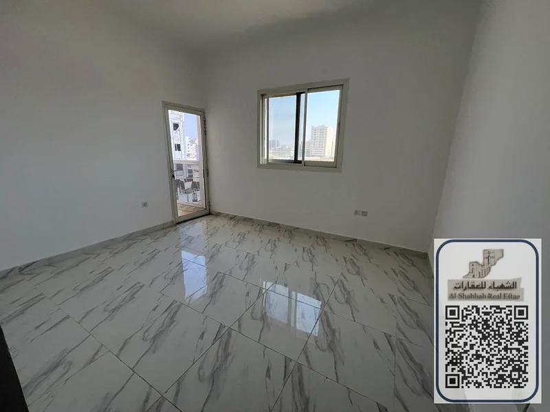 A one-bedroom apartment, a living room, and two bathrooms, for the first resident in Al Jurf 3, near Mohammed bin Zayed Road and the Chinese market.63809867130627111