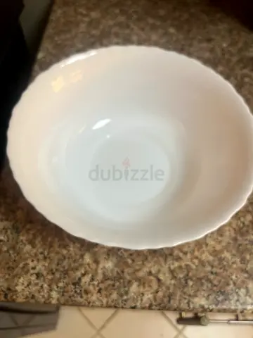 Elegant White Porcelain Serving Bowl