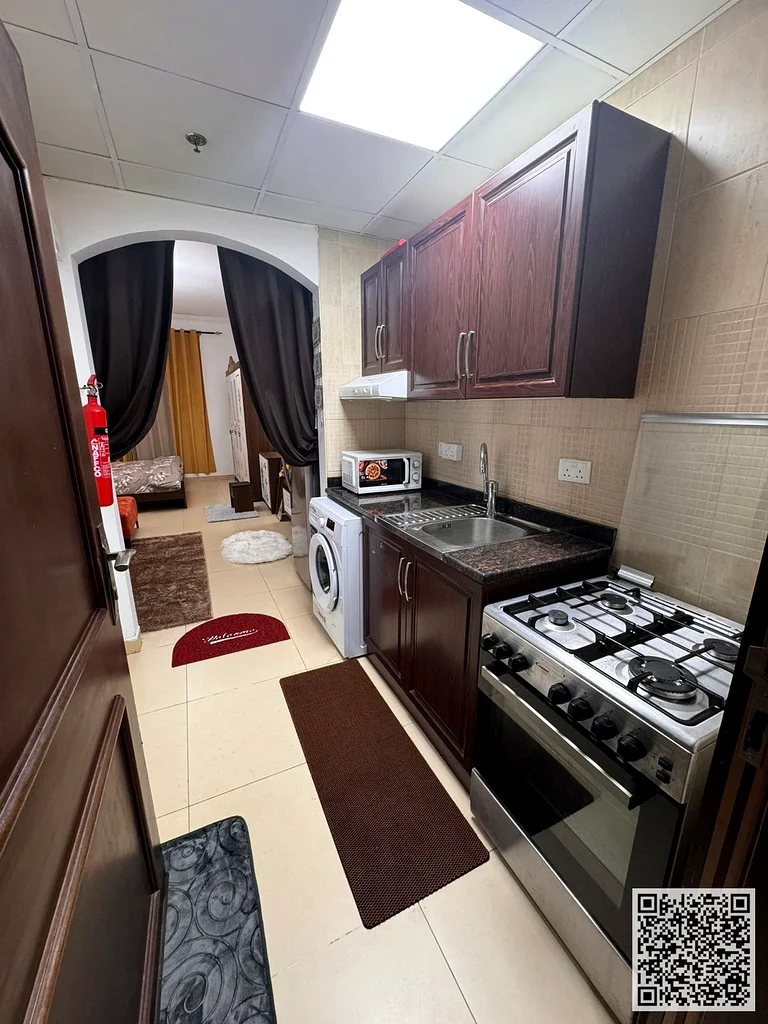 🏡 The most luxurious and upscale studio for monthly rent in Al Yasmeen Towers, opposite City Centre Ajman - Al Jurf 2 ✨  🔹 Spacious, fully furnished63837479788035112