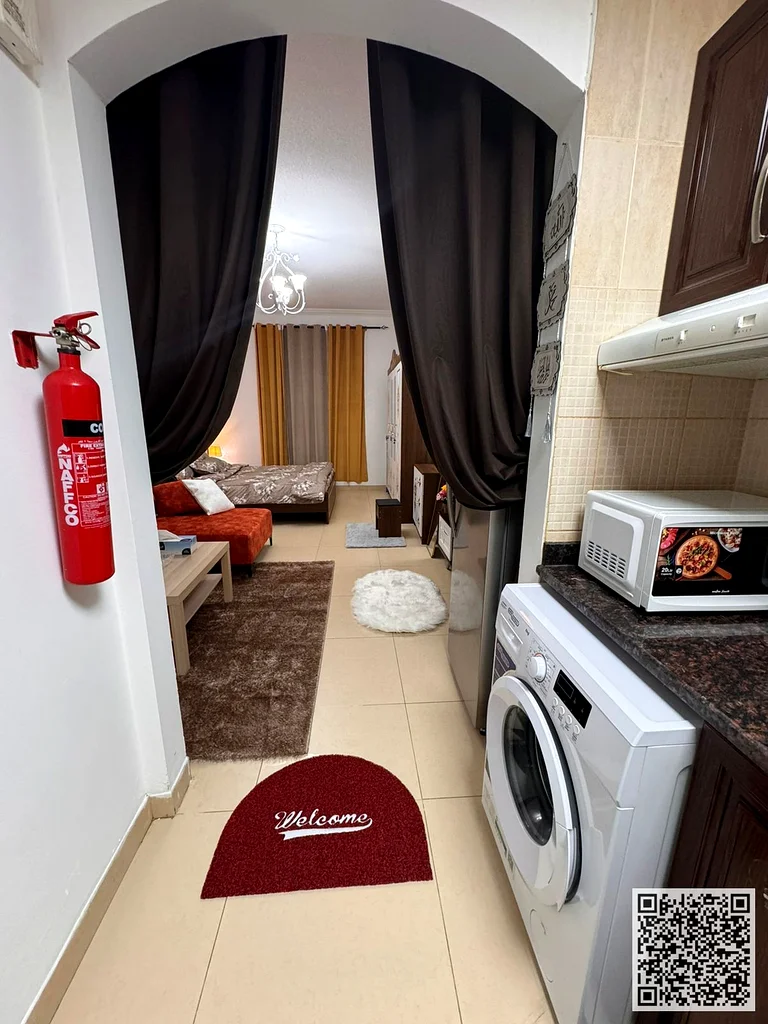 🏡 The most luxurious and upscale studio for monthly rent in Al Yasmeen Towers, opposite City Centre Ajman - Al Jurf 2 ✨  🔹 Spacious, fully furnished63837479788035114