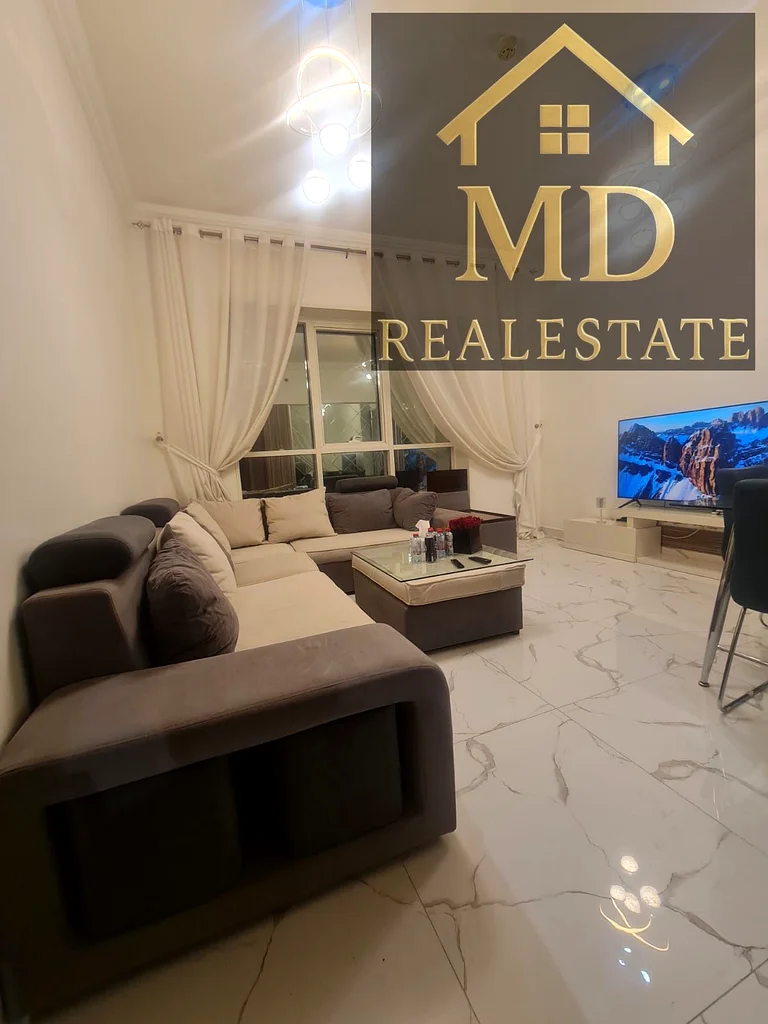 غرفة وصالة للإيجار الشهري في عجمان، الرشيدية، أبراج الواحة63811564748674114