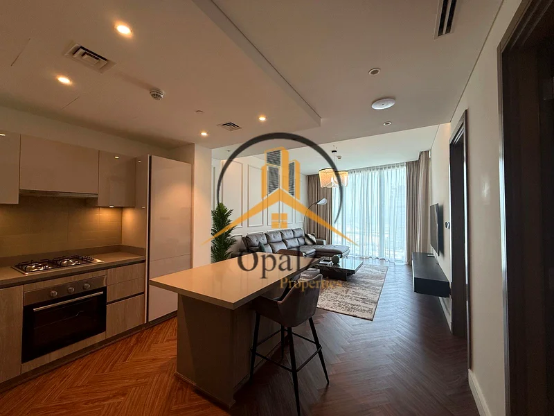 "💫 شقة أنيقة بغرفة نوم واحدة 🏡 مفروشة بالكامل | طابق عالٍ 🌇 إطلالات أيقونية 🌳🌆 | حياة فاخرة ✨"63756383739265112