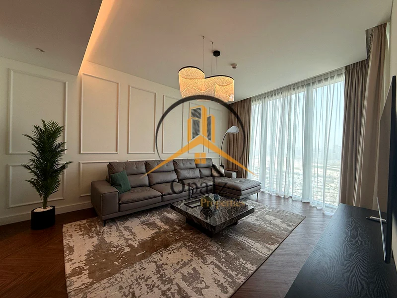"💫 شقة أنيقة بغرفة نوم واحدة 🏡 مفروشة بالكامل | طابق عالٍ 🌇 إطلالات أيقونية 🌳🌆 | حياة فاخرة ✨"63756383739265110