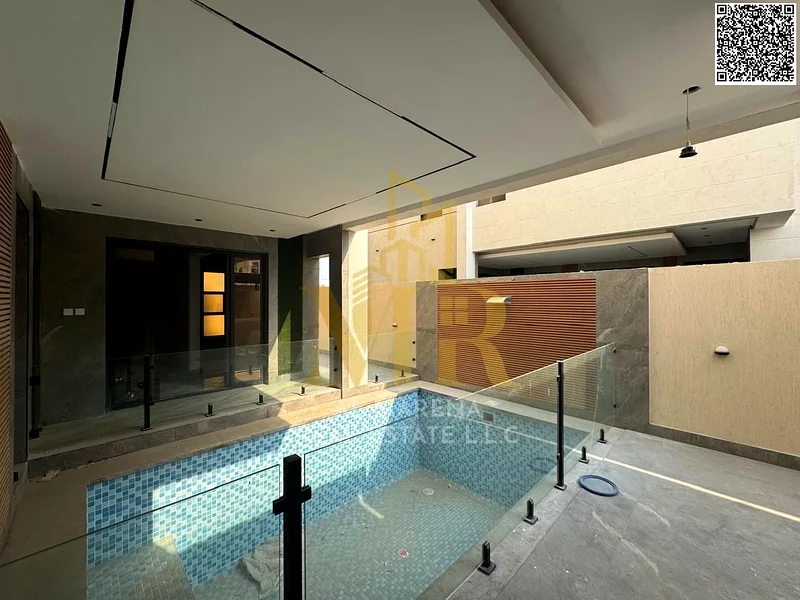 Luxury villa with modern design for sale directly from the owner in Al Bahia. Live in luxury in a charming villa. The price includes electricity, wate63882823400065114