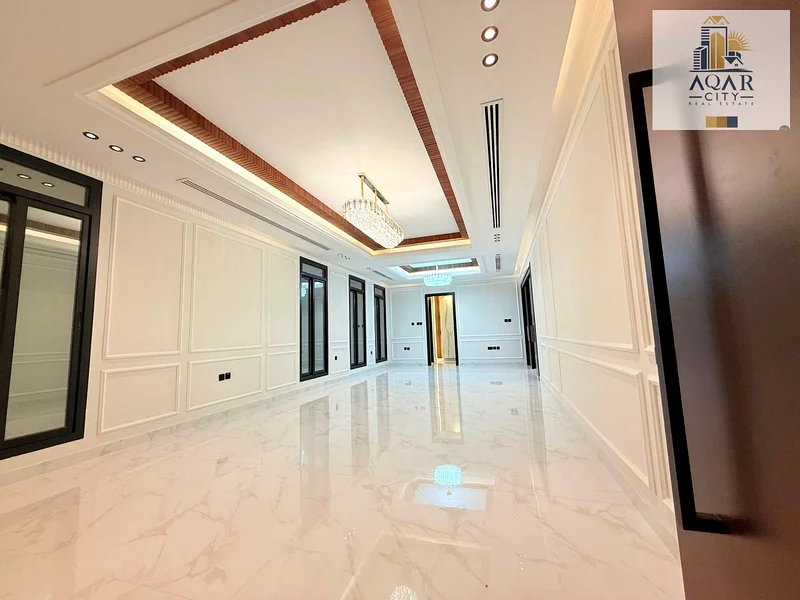 Classic villa, two floors and a roof in the most upscale areas of Ajman, large area, freehold for all nationalities, including registration fees63882823514881113