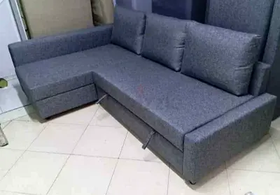 ‎Ikea L Shape Sofa cum bed with big storage in L