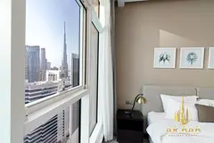 Summer Offer, Premium Studio | Burj Khalifa View | High Floor | Centrally Located