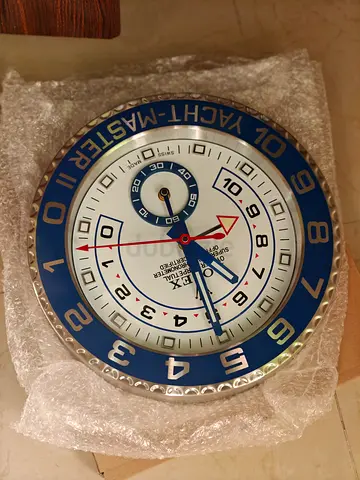 Wall clock Rolex yacht