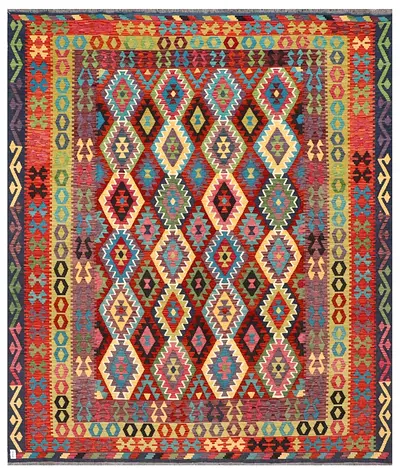 300 x 253 cm | New Beautiful Handmade Turkmen Kilim