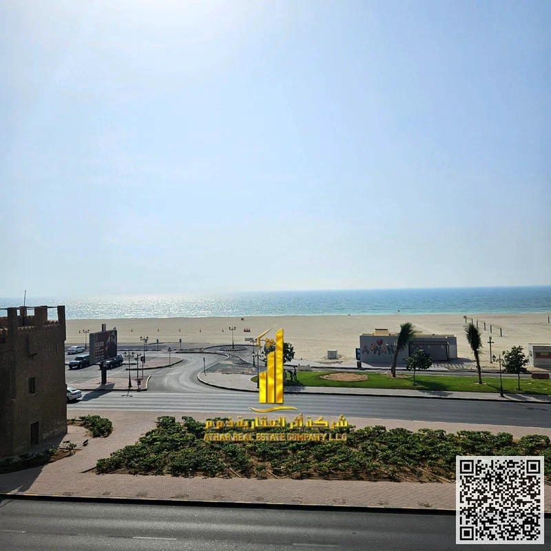 شقة فاخرة، غرفة نوم واحدة وصالة، بلكونة بإطلالة على البحر، مفروشة بالكامل جديدة، تشمل جميع الفواتير، مع صالة رياضية وحمام سباحة ومواقف سيارات خاصة63853241224963110