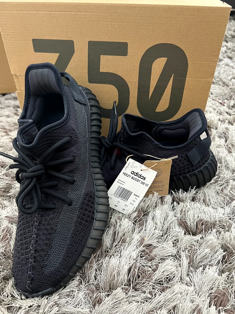 Black Yeezy 350 Boost Sneakers only 900 for days offer