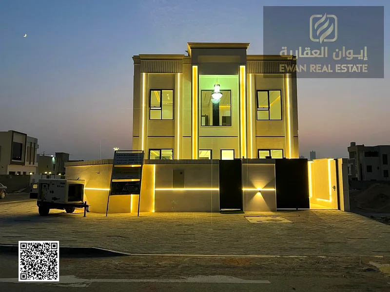 Villa for sale in Al Helio 2, corner, 4 rooms, two floors, classic, all stone63908032982401111