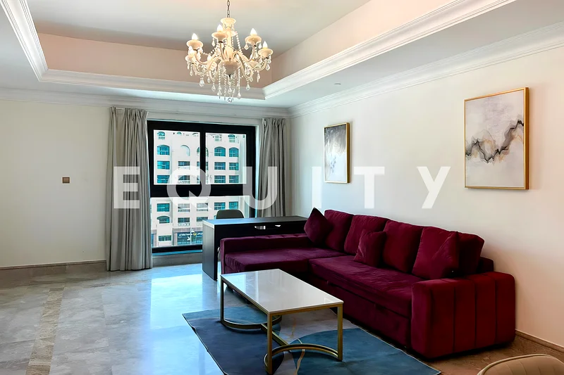 شقة كبيرة بغرفة نوم واحدة | مسكن فاخر | إطلالات خضراء64007793422210112