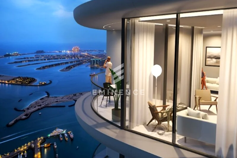 Stunning 4BR Type A with Palm Jumeirah | Bluewaters View63986720938370110