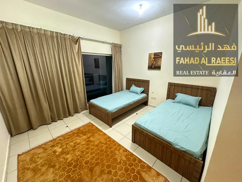 شقة مفروشة بالكامل + موقف خاص + تقسيط مريح في أبراج عجمان وان63867571232129111