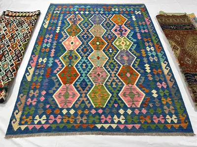 180 x 250 cm | New Handmade Stunning Turkmen Kilim