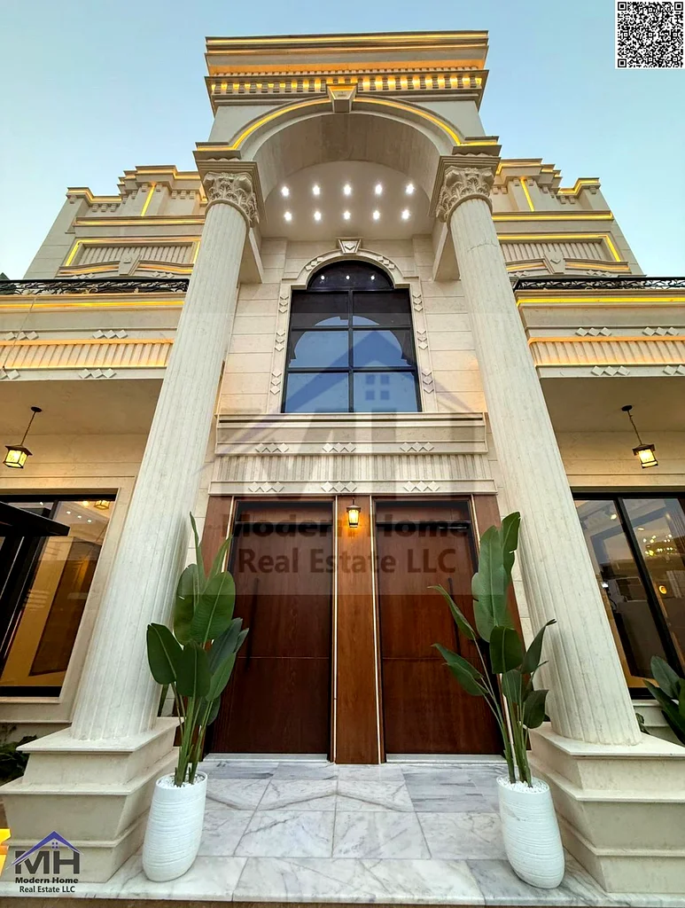 Without annual fees, own a wonderful villa 6 rooms in Ajman. first resident, freehold, super deluxe finishing, behind Al Hamidiya Park.63906248545153112