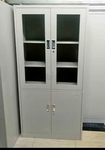 Stylish Metal Display Cabinet - Perfect for Home or Office