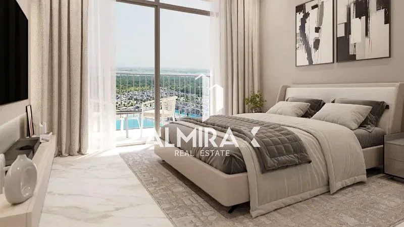 عرض ساخن | طابق عالي | شقة بغرفة نوم واحدة | إطلالة على البحيرات63960206877699113