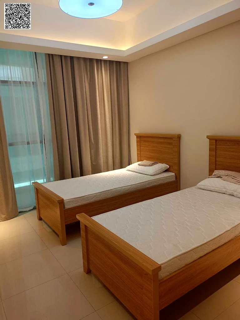 2 master BR & hall for sale in Gulfa Towers | gym & pool | 3 bathrooms | balcony with open view | modern, comfortable finishes & design | prime locati63886849236994112