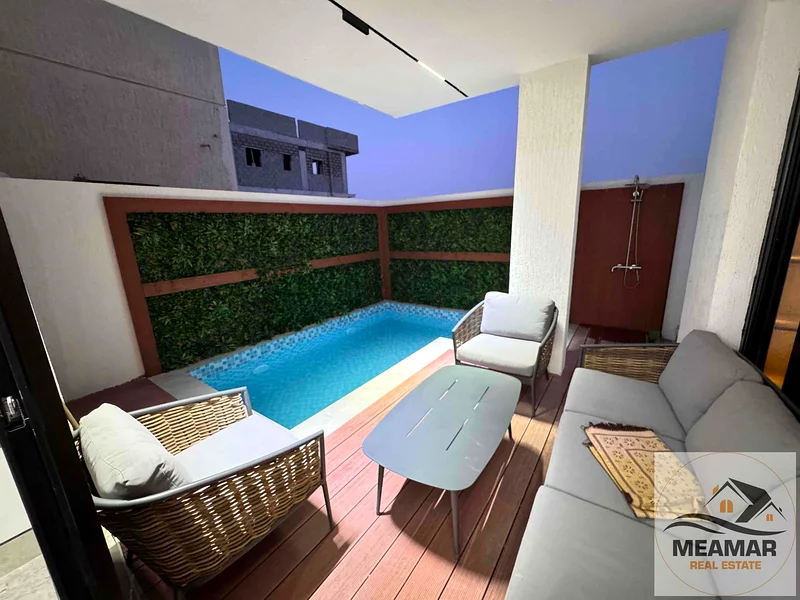 3-storey villa with roof, ready for occupancy, electricity, water, air conditioning, swimming pool, excellent finishing63882823446785114