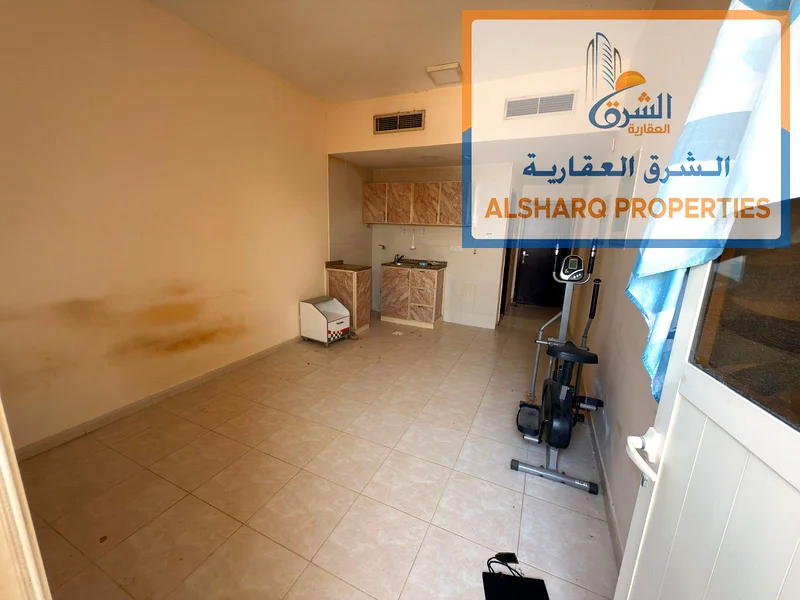 Spacious studio with balcony and open view for annual rent - Al Rawda, Ajman63719426040067113