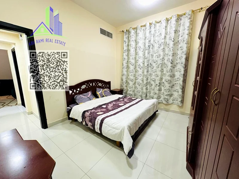 Two rooms and a hall, furnished, in Rawdah 1 - next to Al-Hamidia Police Station, Riyadh Street - 4500, including bills and internet63837480026882111
