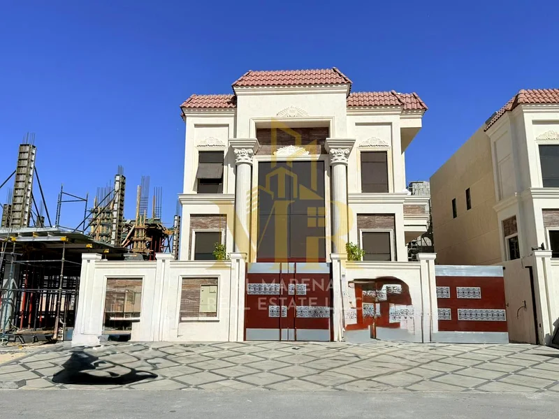 🏡 Luxury villa for sale in Al Bahia - Ajman | Elegant design and overlooking a covered pool63883359815425114