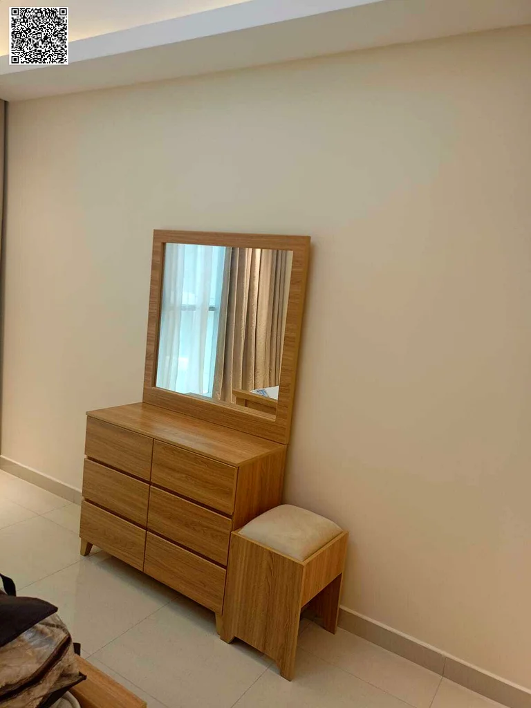 2 master BR & hall for sale in Gulfa Towers | gym & pool | 3 bathrooms | balcony with open view | modern, comfortable finishes & design | prime locati63886849236994114