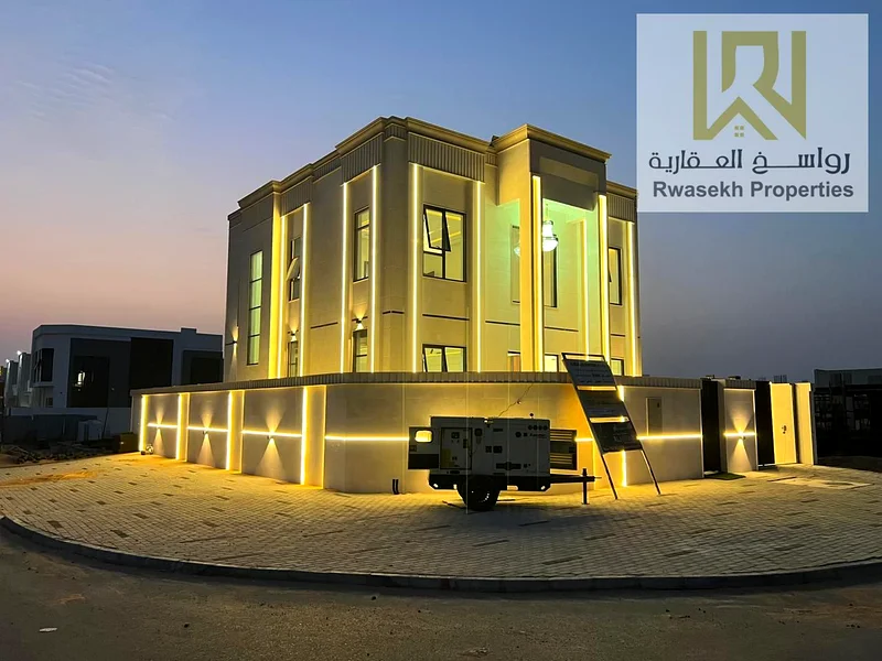 🏡 Classic Stone-Covered Corner Villa for Sale | Al Helio 2 – Ajman  Step into timeless elegance with this fully stone-clad villa, perfectly positione63908265319043110