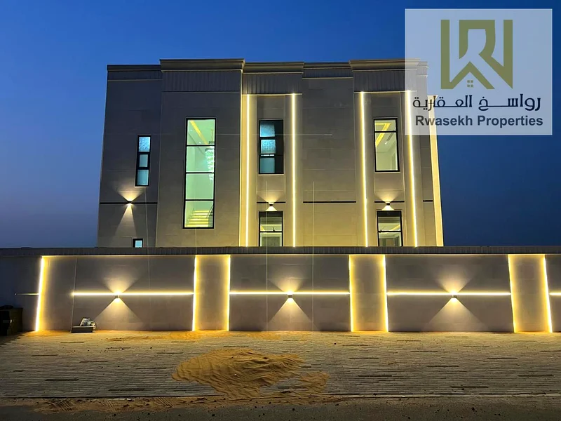🏡 Classic Stone-Covered Corner Villa for Sale | Al Helio 2 – Ajman  Step into timeless elegance with this fully stone-clad villa, perfectly positione63908265319043112