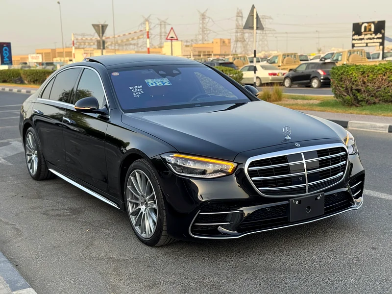 MERCEDES BENZ S580 V8 INTERIOR RED MINT CONDITION CAR AUCTION GRADE 4.5/B63699045412994110