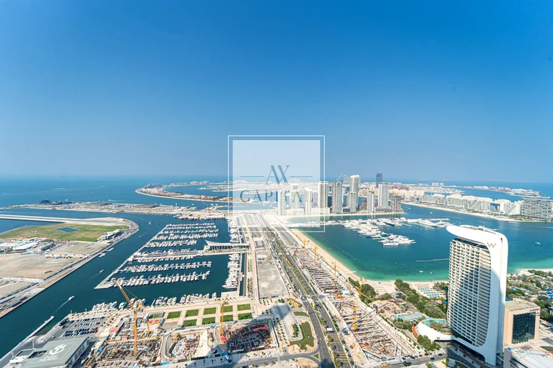 إطلالة كاملة على البحر والنخيل | بنتهاوس | مفروش63773631354626111