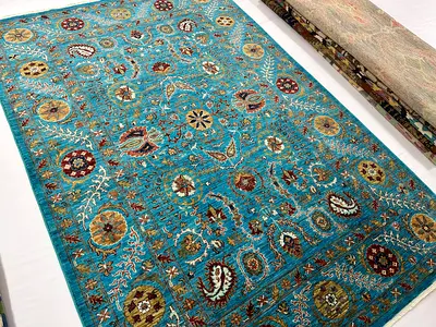 170 x 240 cm | new Handmade Stunning Suzani Carpet